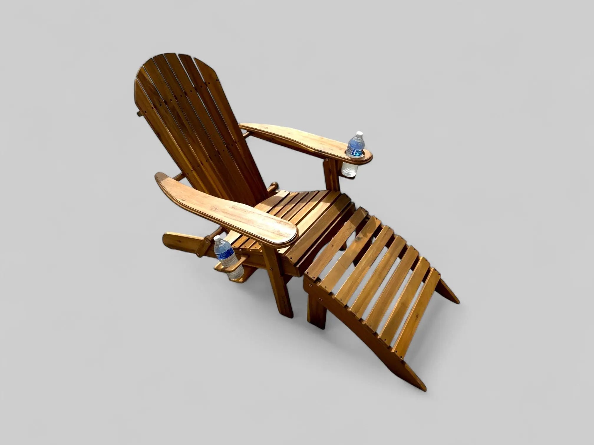 SUSU 5-Piece Adirondack Sunlounge with Leg Rest Set Begili