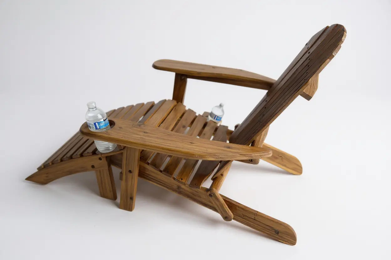 SUSU Adirondack Chair with Leg Rest Begili