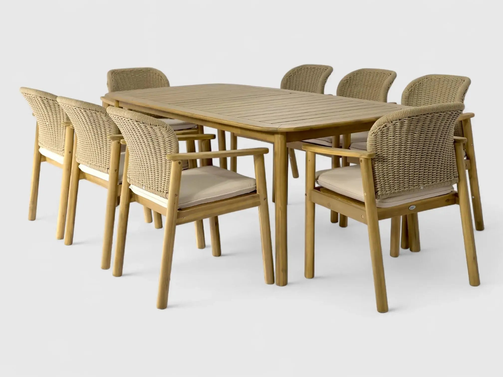 HARRY 8-Seater Outdoor Dining Set Begili