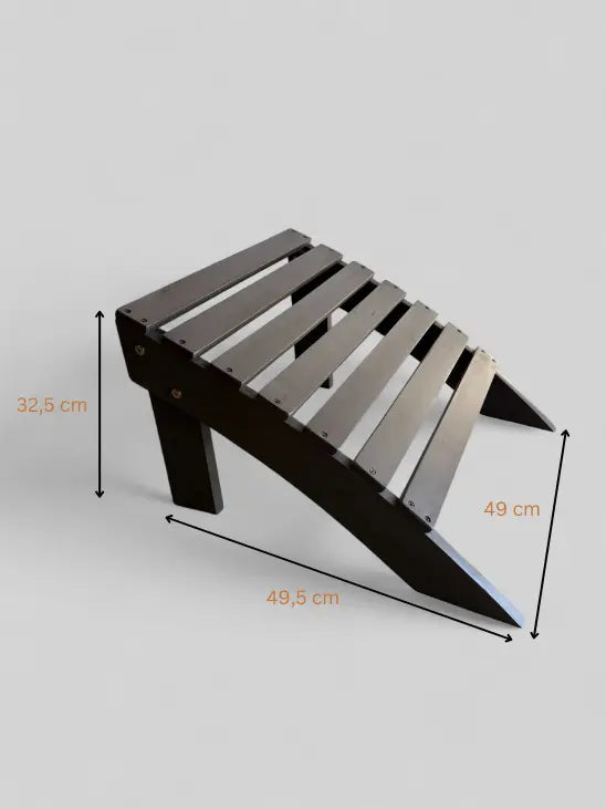 LUNA Adirondack Chair with Leg Rest Begili