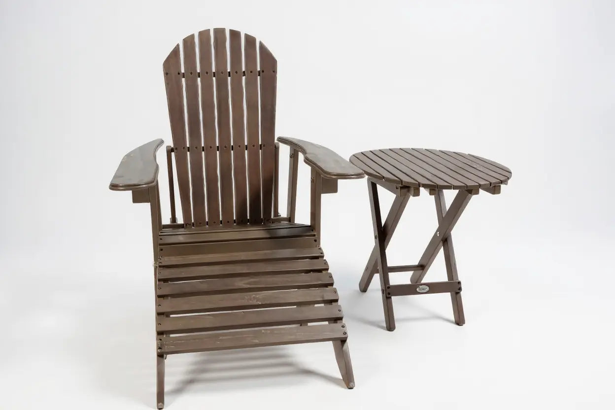 LUNA Adirondack Chair with Coffee Table Begili