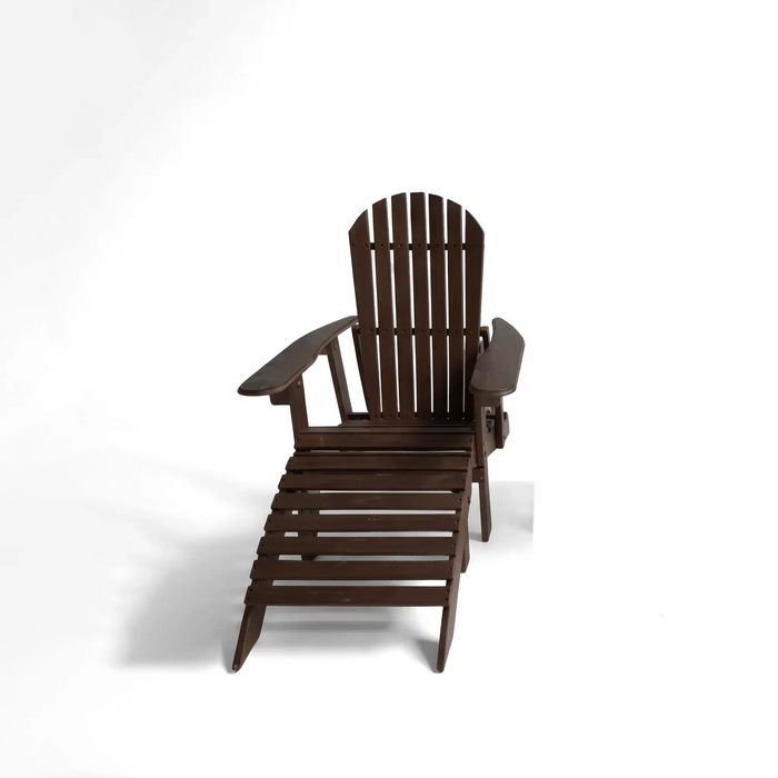 LUNA Adirondack Chair with Leg Rest