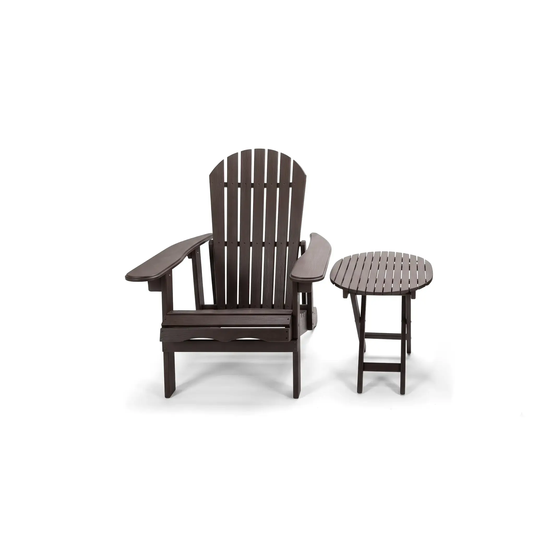 LUNA Adirondack Chair with Coffee Table Begili