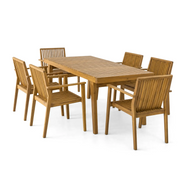 LILIAN 6-Seater Outdoor Dining Set Begili