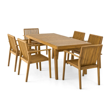 LILIAN 6-Seater Outdoor Dining Set Begili