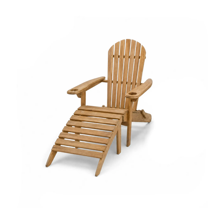 SUSU Adirondack Chair with Leg Rest