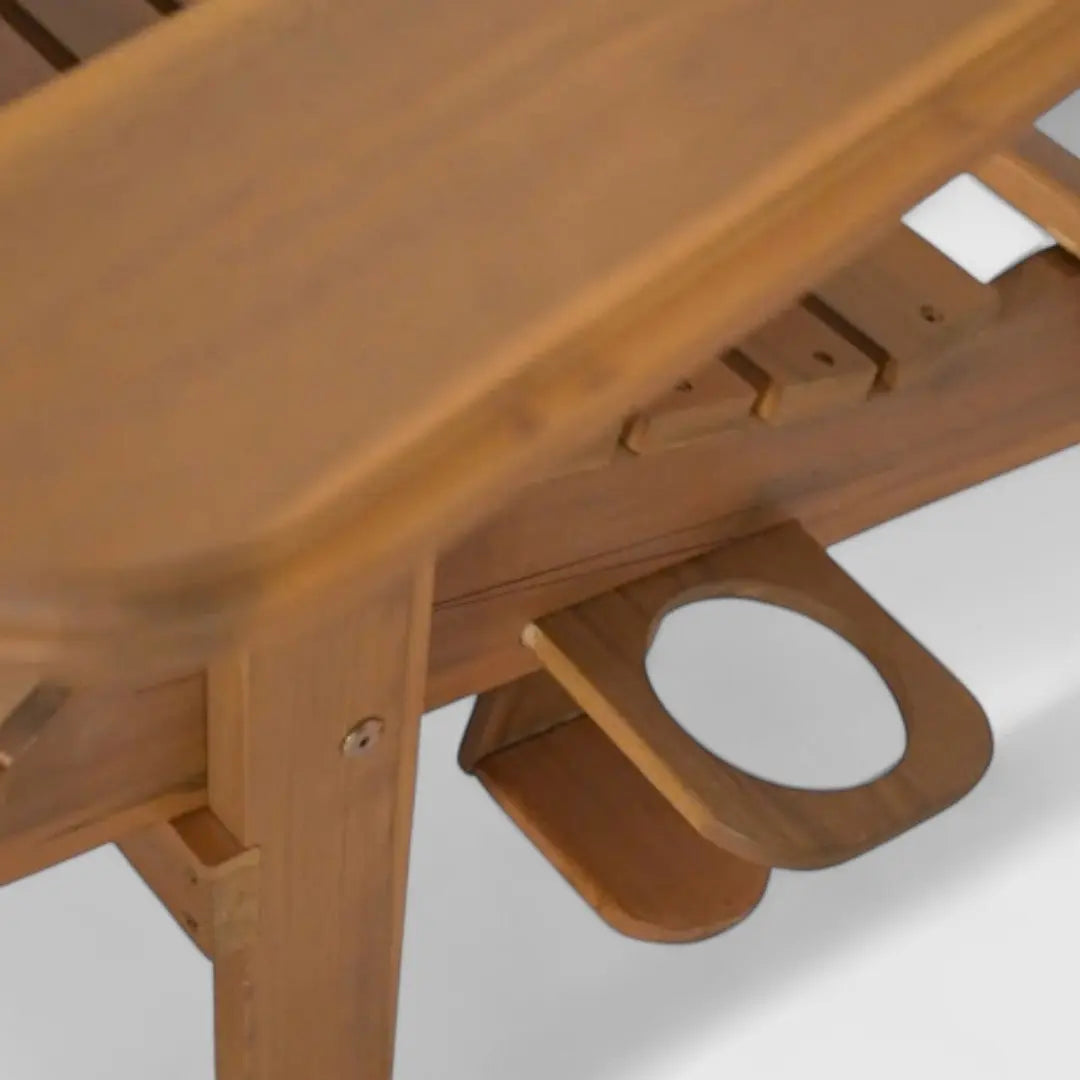 SUSU Adirondack Chair with Coffee Table Begili