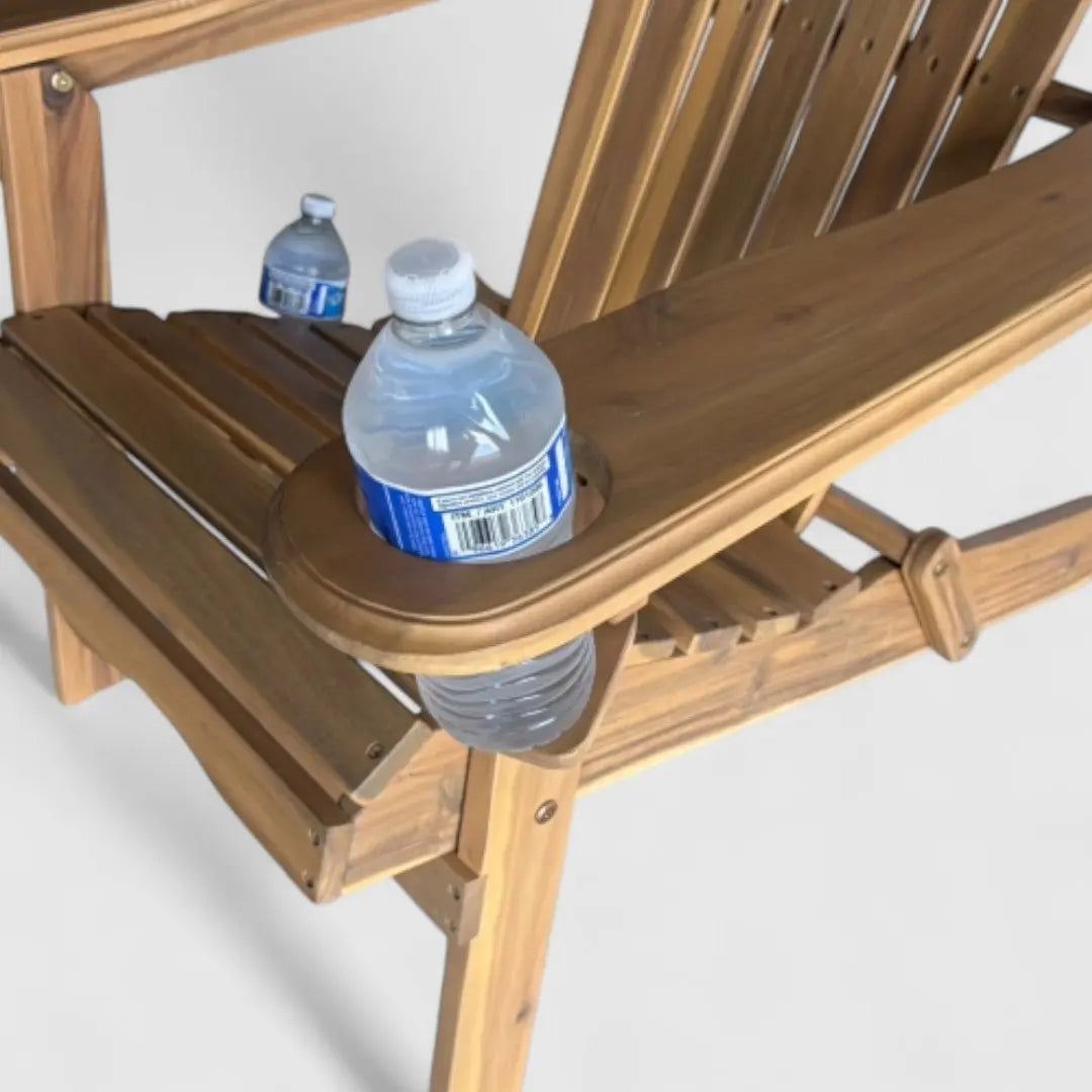 SUSU 5-Piece Adirondack Sunlounge with Leg Rest Set Begili